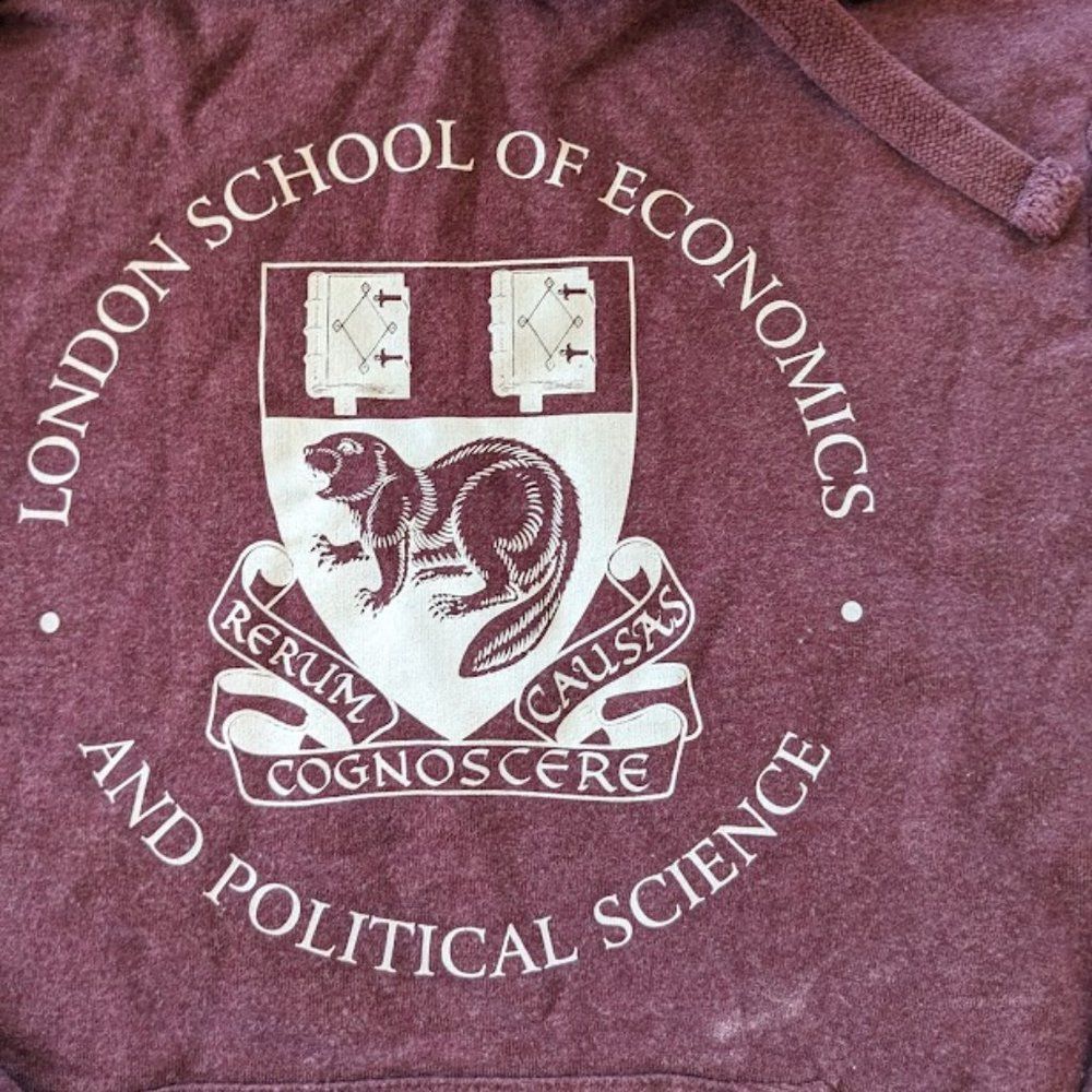 London School of Economics - LSE - Sherpa hood sweatshirt - epona - Medium